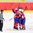 Team Norway celebrates during the 2017 Women's Final Olympic Group C Qualification Game between Norway and Denmark photographed Sunday, 12th February, 2017 in Arosa, Switzerland. Photo: PPR / Manuel Lopez